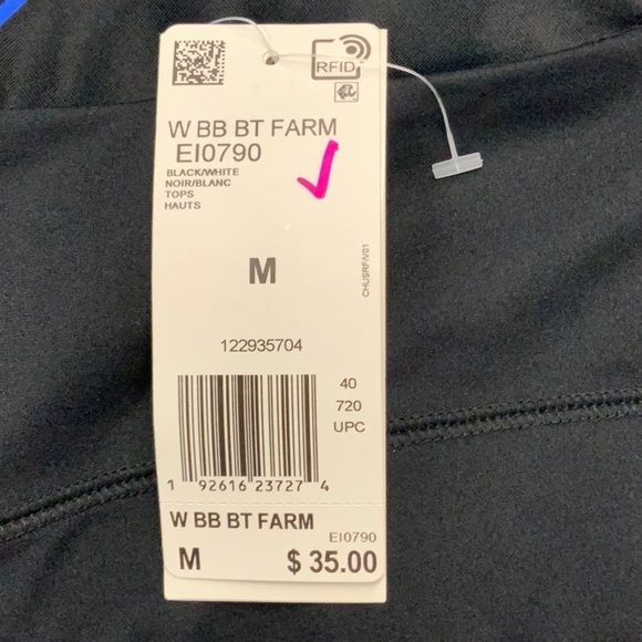 Adidas Womens Side-Stripe Low-Impact Sports Bra Size M - Picture 4 of 4